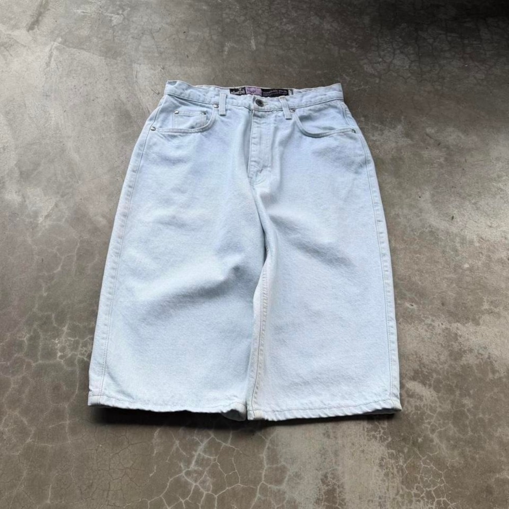 Vintage 90's Levi's silver tab baggy long denim jeans shorts jorts  30